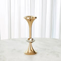 GLOBAL VIEWS GABRIEL BRASS CANDLE HOLDER - Decorative Accents