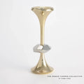 GLOBAL VIEWS GABRIEL BRASS CANDLE HOLDER - Decorative Accents