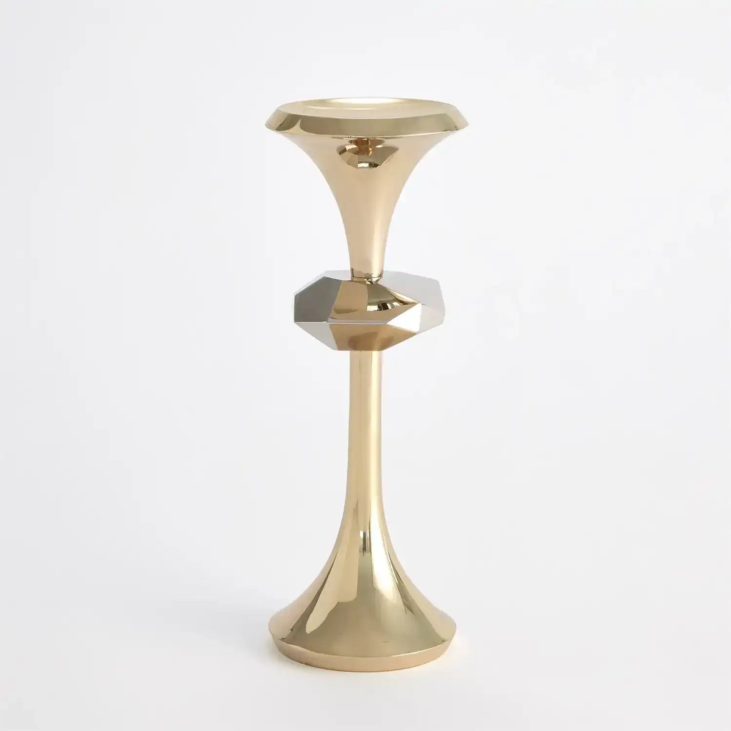 GLOBAL VIEWS GABRIEL BRASS CANDLE HOLDER - Decorative Accents