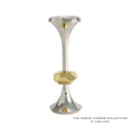 GLOBAL VIEWS GABRIEL NICKEL CANDLE HOLDER - Decorative Accents