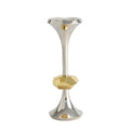 GLOBAL VIEWS GABRIEL NICKEL CANDLE HOLDER - Decorative Accents