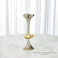 GLOBAL VIEWS GABRIEL NICKEL CANDLE HOLDER - Decorative Accents