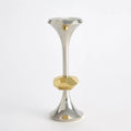 GLOBAL VIEWS GABRIEL NICKEL CANDLE HOLDER - Decorative Accents