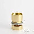 GLOBAL VIEWS ROMANO BRASS CANDLE HOLDER - Decorative Accents