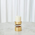 GLOBAL VIEWS ROMANO BRASS CANDLE HOLDER - Decorative Accents