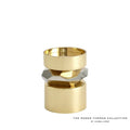 GLOBAL VIEWS ROMANO BRASS CANDLE HOLDER - Decorative Accents