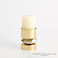 GLOBAL VIEWS ROMANO BRASS CANDLE HOLDER - Decorative Accents