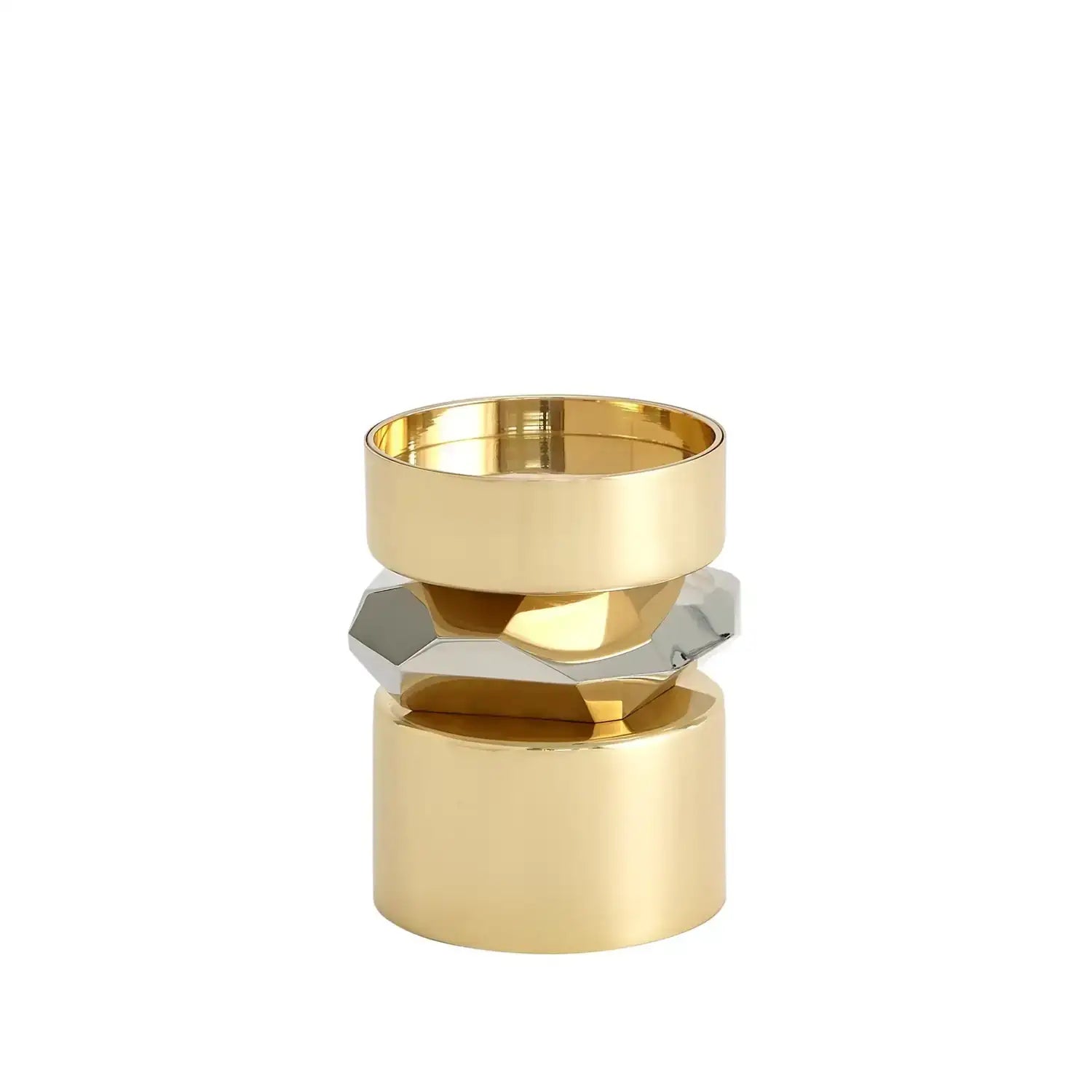 GLOBAL VIEWS ROMANO BRASS CANDLE HOLDER - Decorative Accents