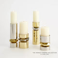 GLOBAL VIEWS ROMANO BRASS CANDLE HOLDER - Decorative Accents