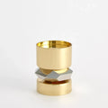 GLOBAL VIEWS ROMANO BRASS CANDLE HOLDER - Decorative Accents