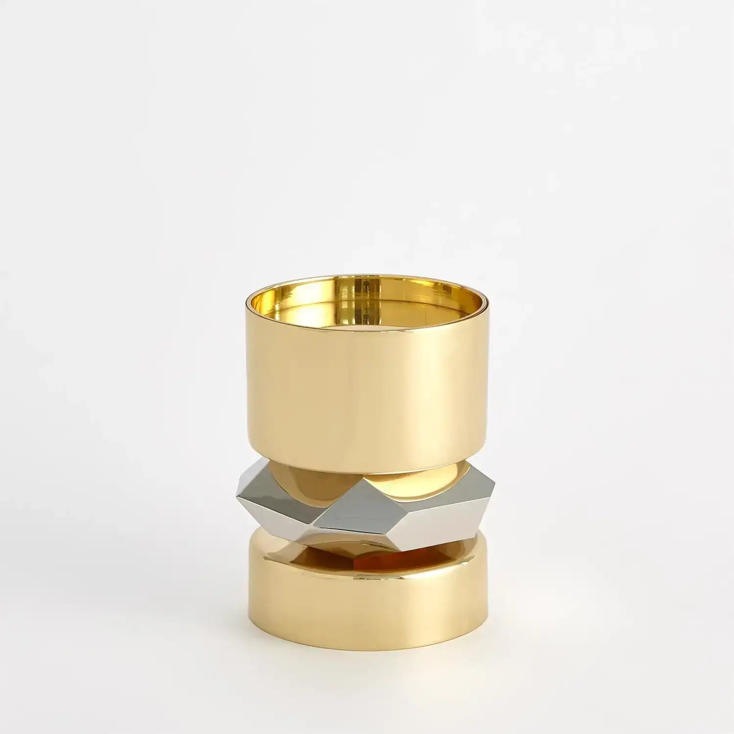 GLOBAL VIEWS ROMANO BRASS CANDLE HOLDER - Decorative Accents