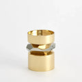 GLOBAL VIEWS ROMANO BRASS CANDLE HOLDER - Decorative Accents