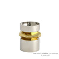 GLOBAL VIEWS ROMANO NICKEL CANDLE HOLDER - Decorative Accents