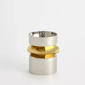 GLOBAL VIEWS ROMANO NICKEL CANDLE HOLDER - Decorative Accents