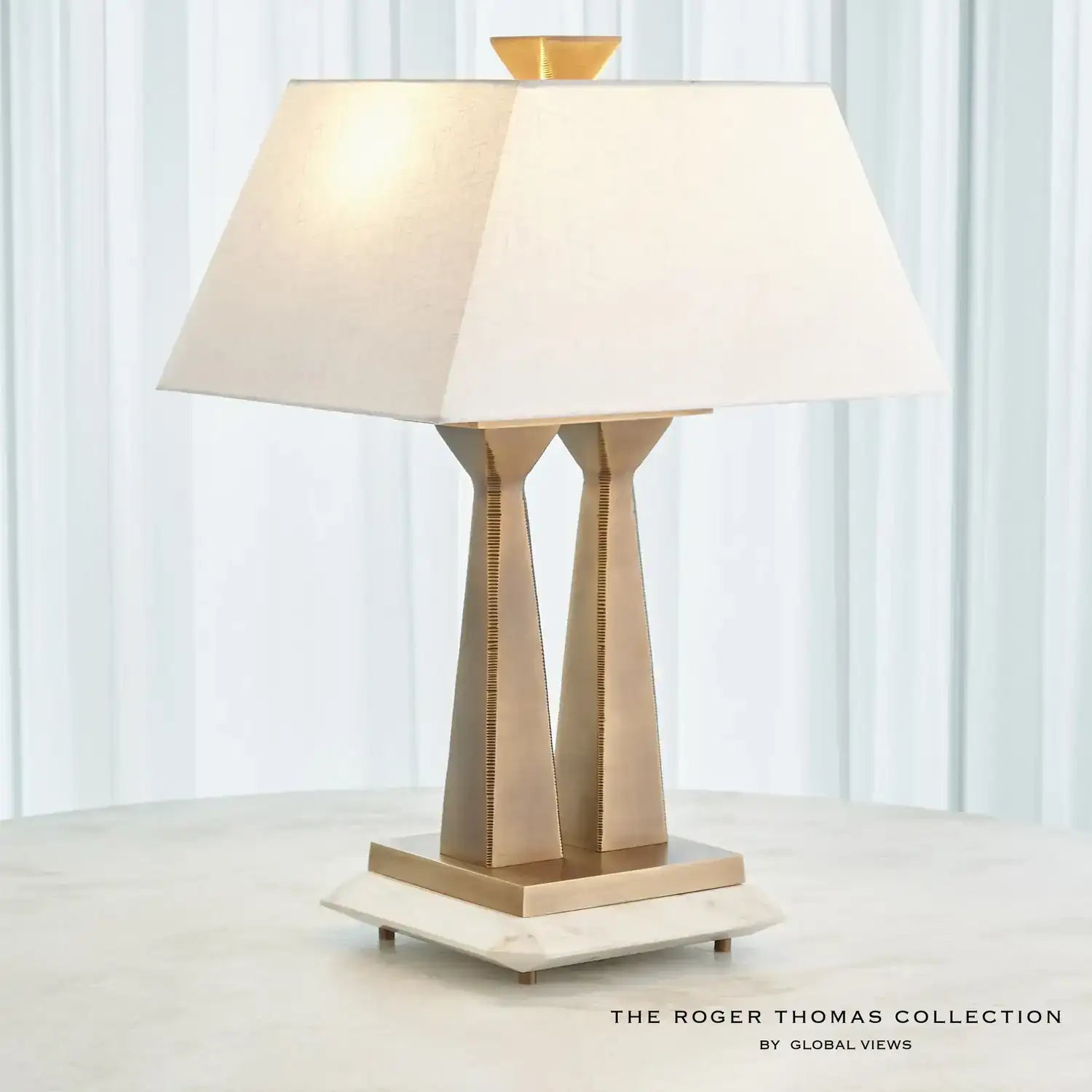 GLOBAL VIEWS, CAPITOL TABLE LAMP, TABLE LAMPS