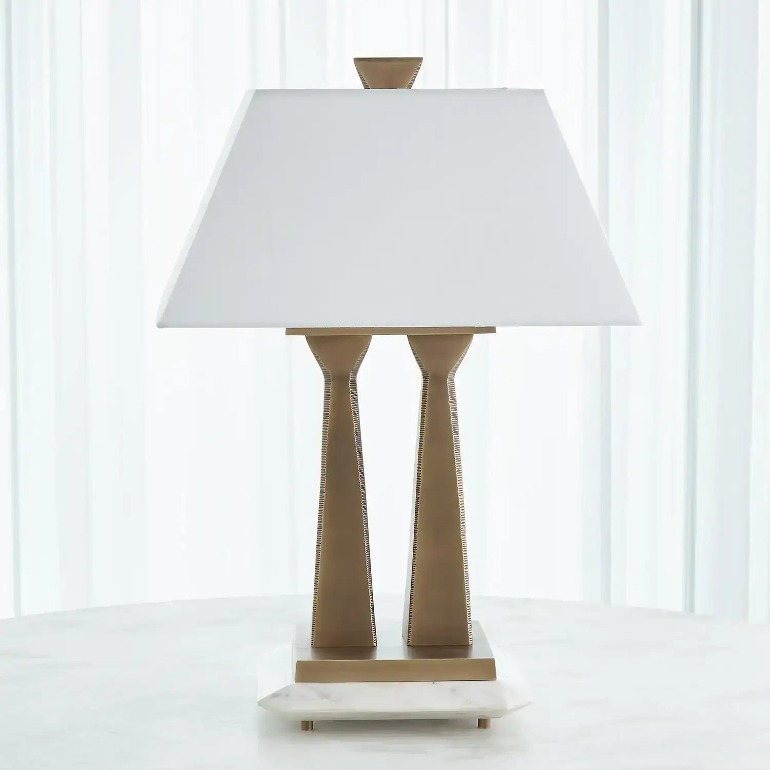 GLOBAL VIEWS, CAPITOL TABLE LAMP, TABLE LAMPS