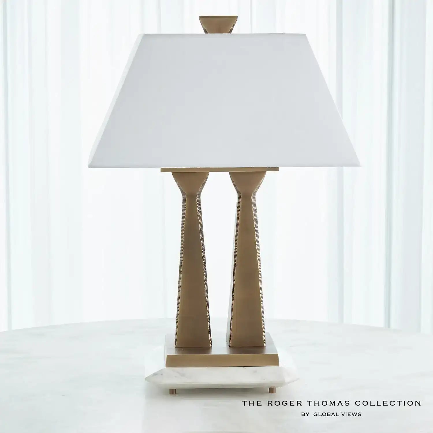 GLOBAL VIEWS, CAPITOL TABLE LAMP, TABLE LAMPS