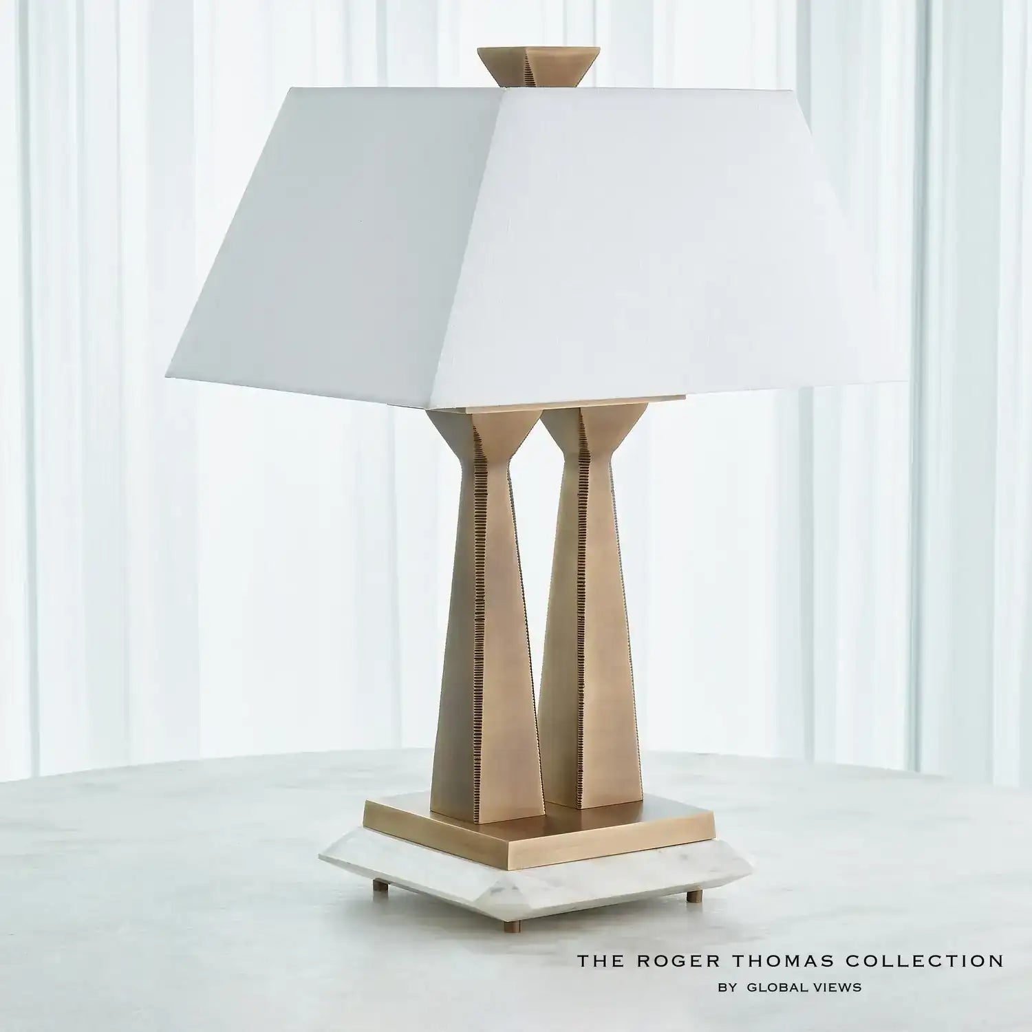 GLOBAL VIEWS, CAPITOL TABLE LAMP, TABLE LAMPS