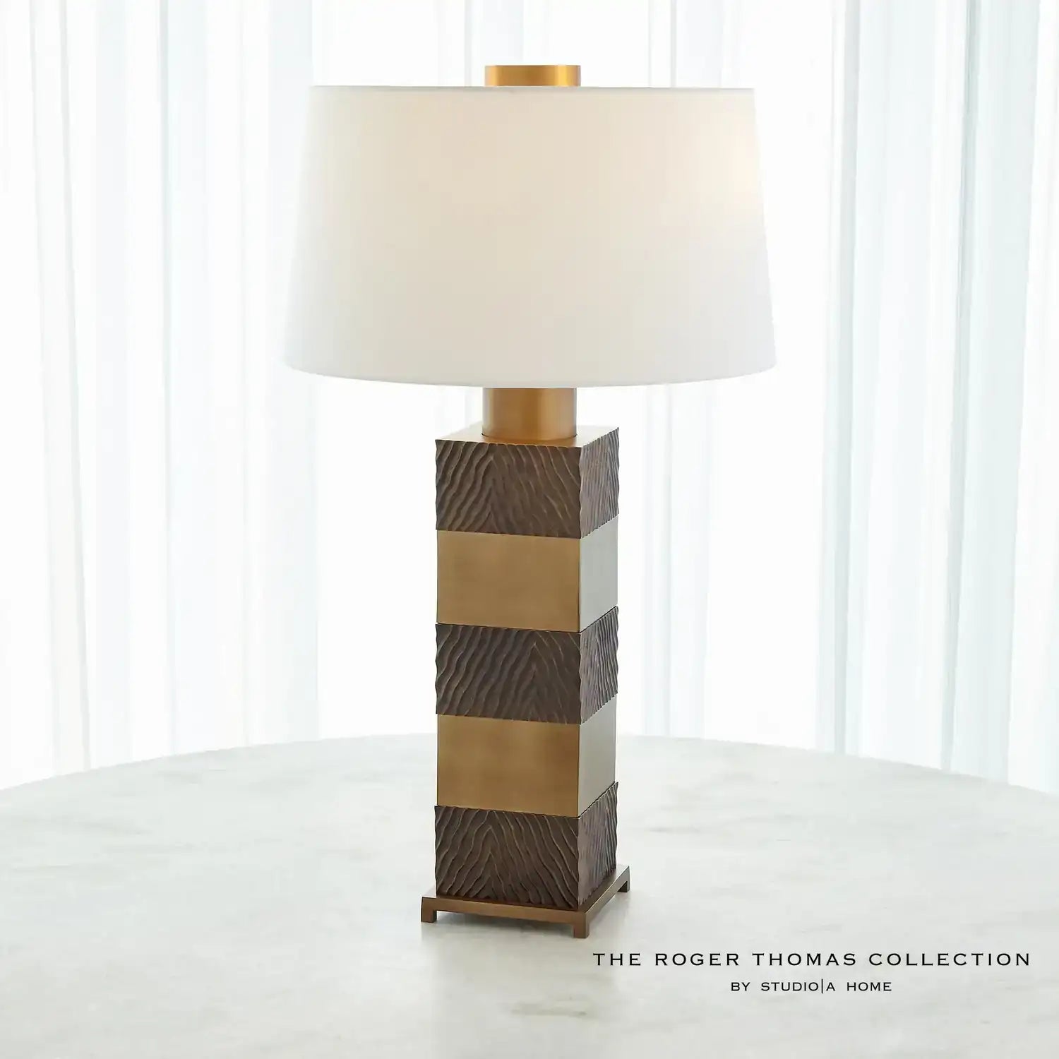 GLOBAL VIEWS, STACK LAMP, TABLE LAMPS