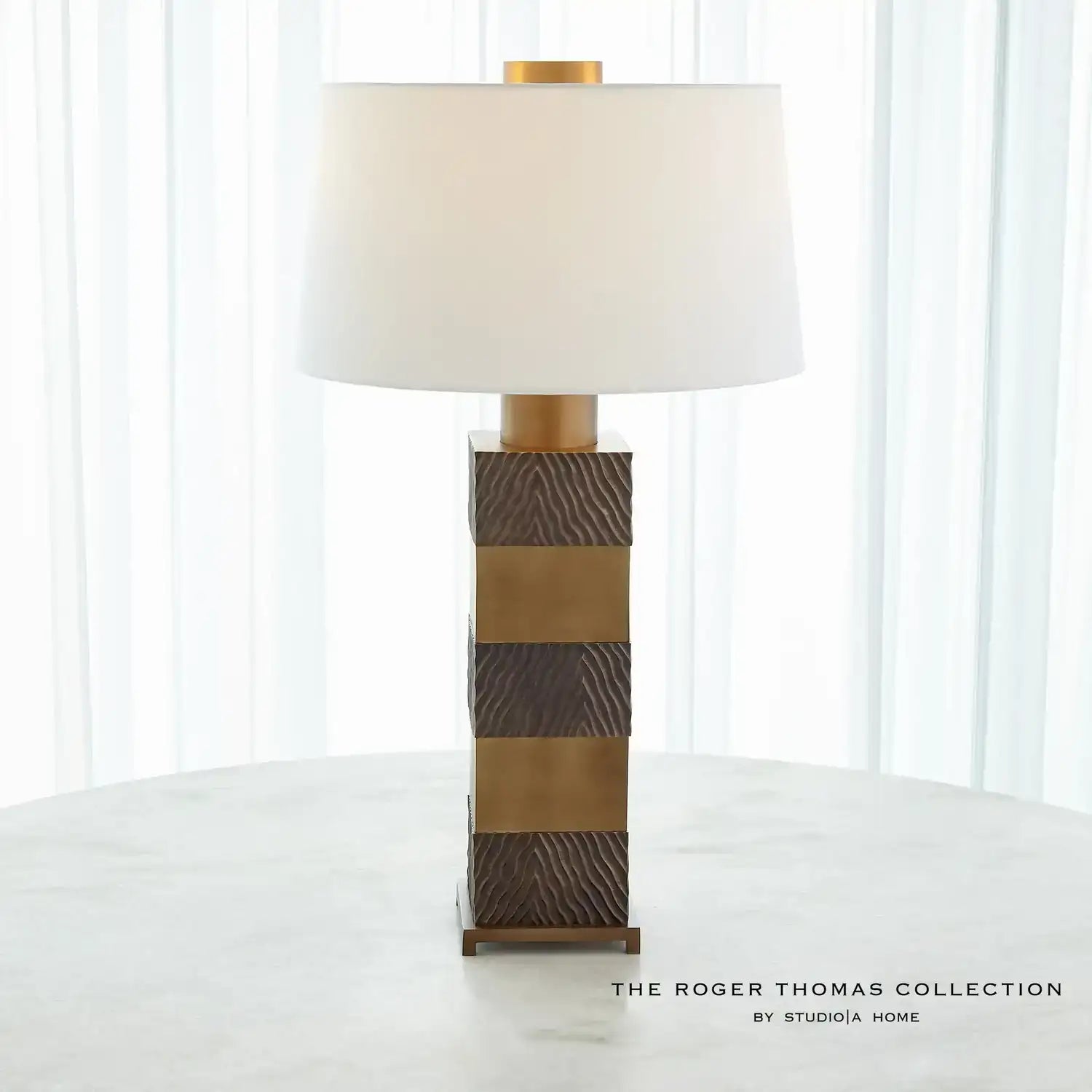 GLOBAL VIEWS, STACK LAMP, TABLE LAMPS