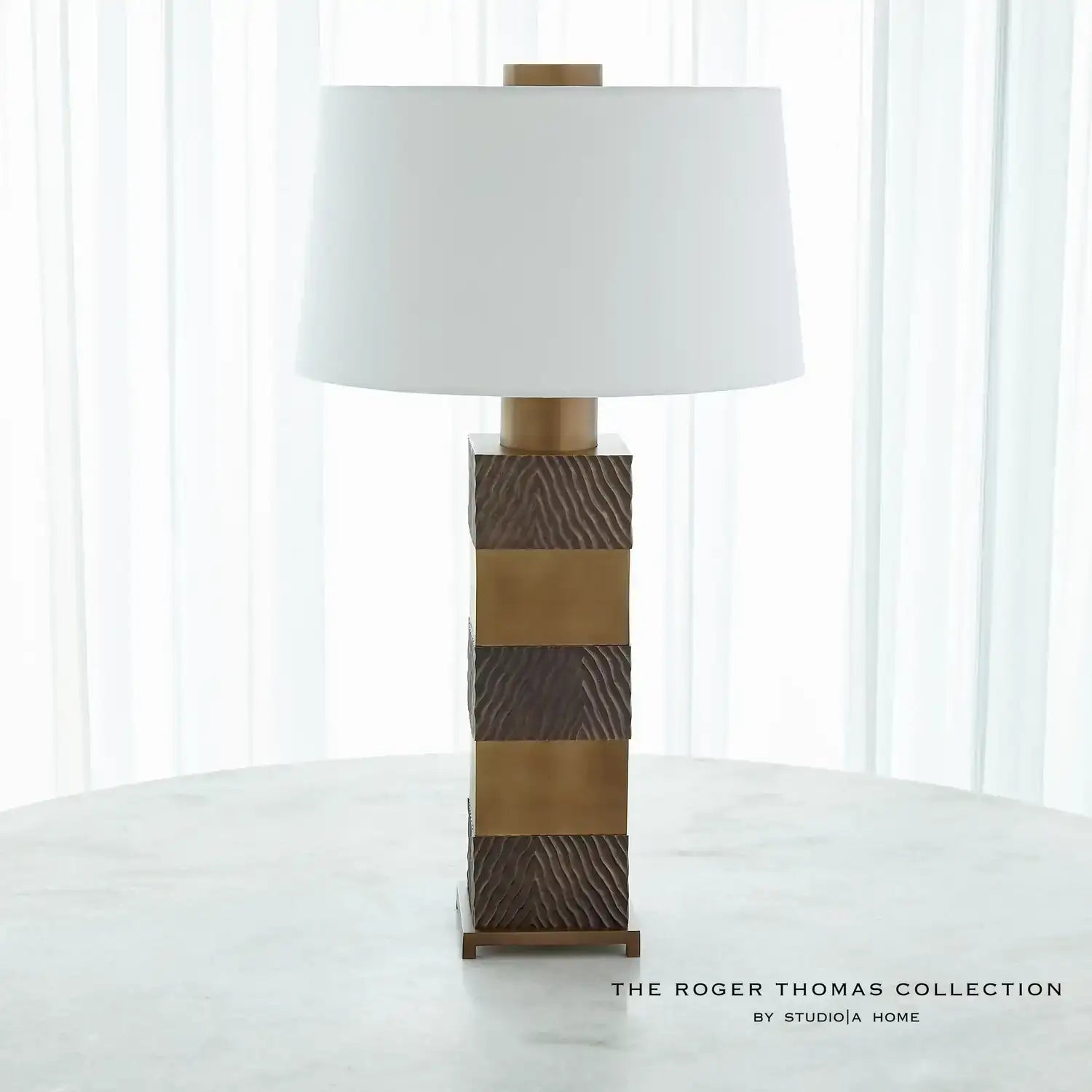 GLOBAL VIEWS, STACK LAMP, TABLE LAMPS