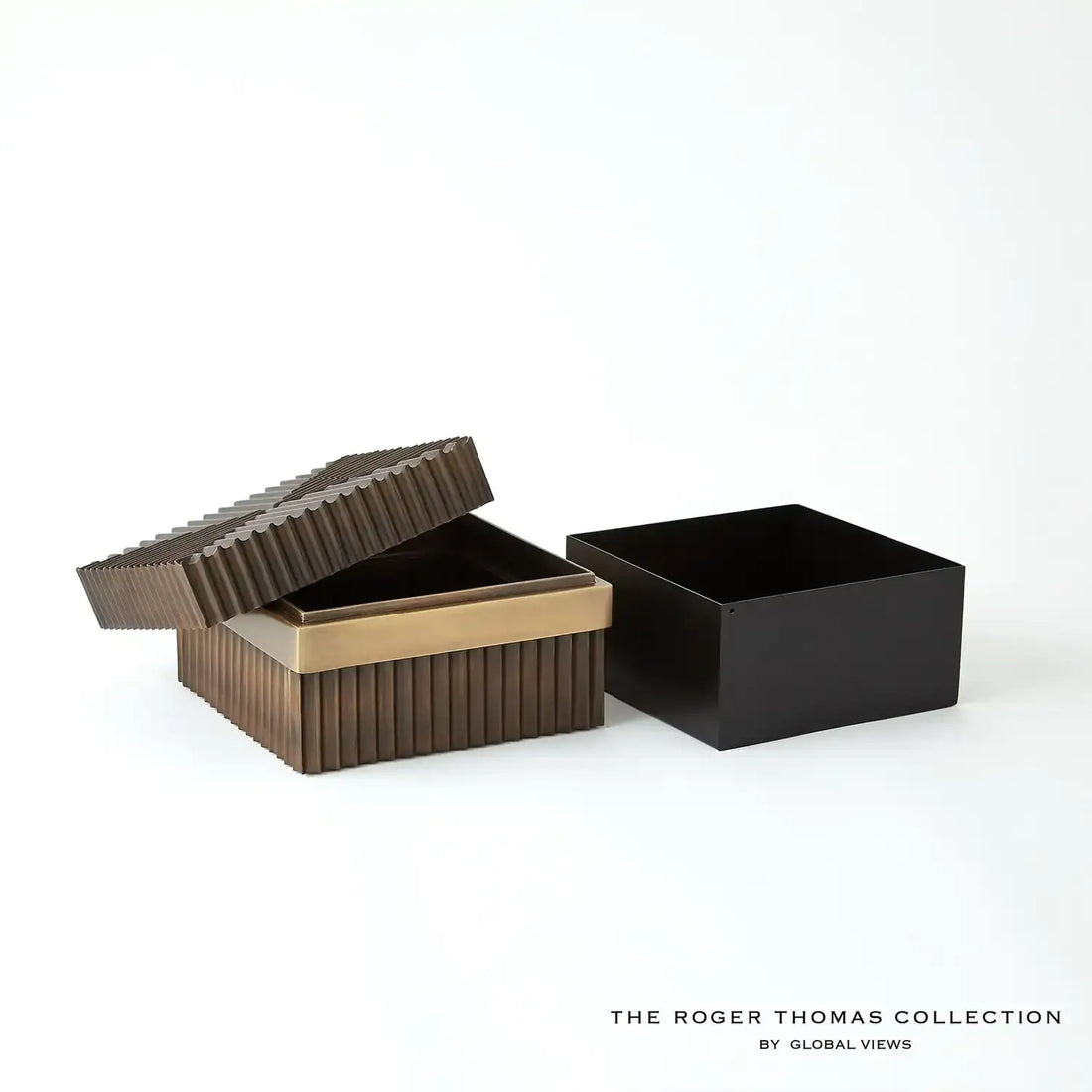GLOBAL VIEWS MAGIC FLUTE SQUARE BOX - Decorative Accents