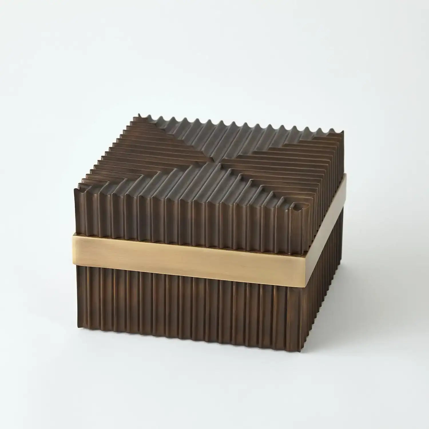 GLOBAL VIEWS MAGIC FLUTE SQUARE BOX - Decorative Accents