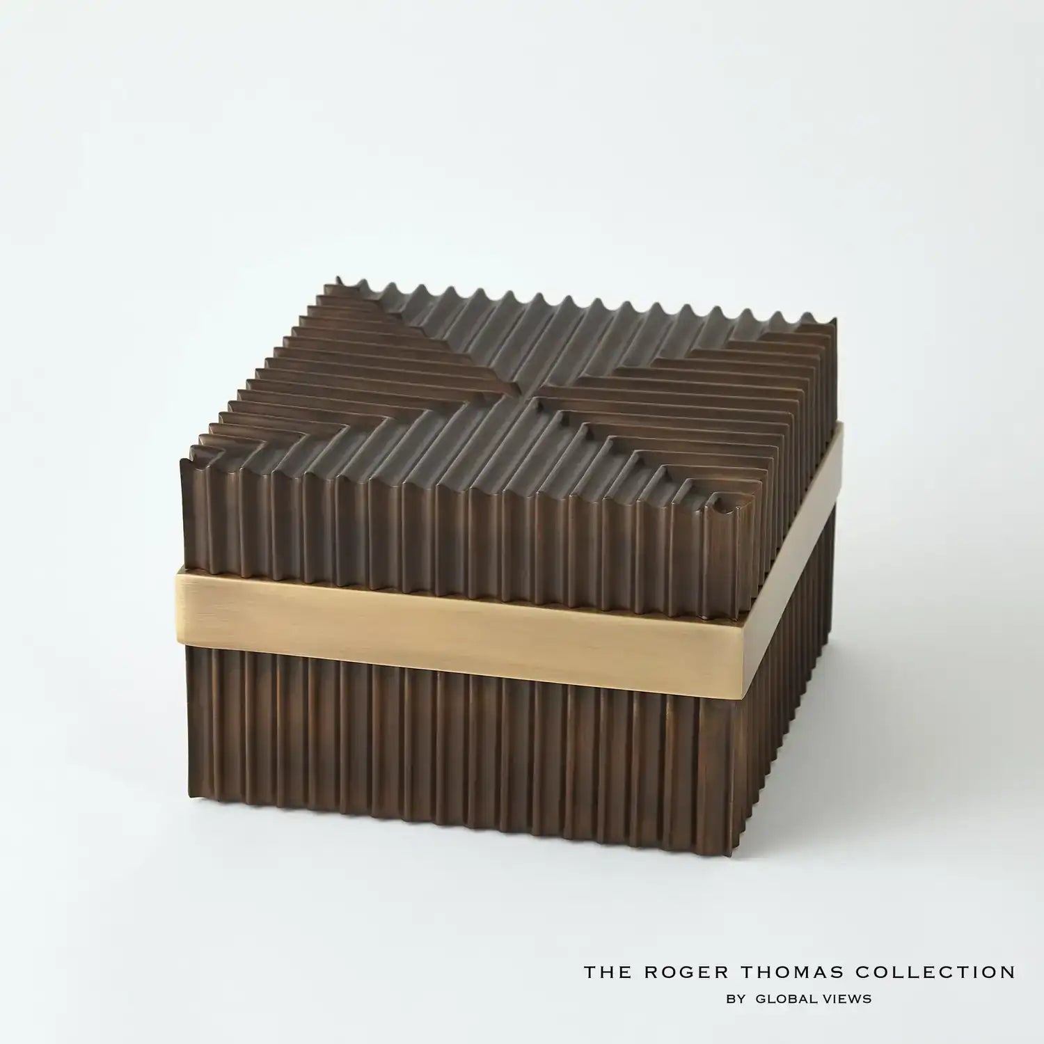 GLOBAL VIEWS MAGIC FLUTE SQUARE BOX - Decorative Accents