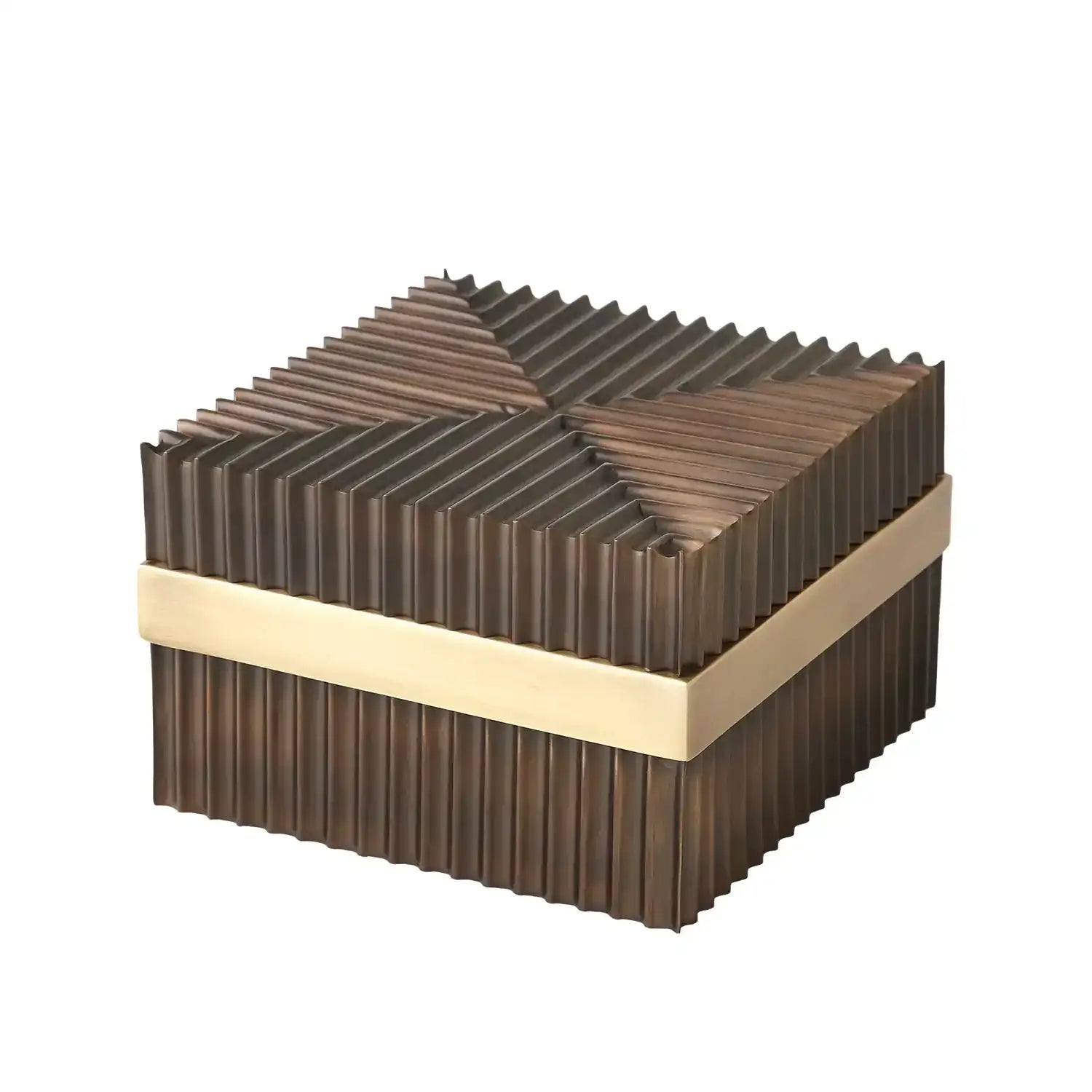GLOBAL VIEWS MAGIC FLUTE SQUARE BOX - Decorative Accents