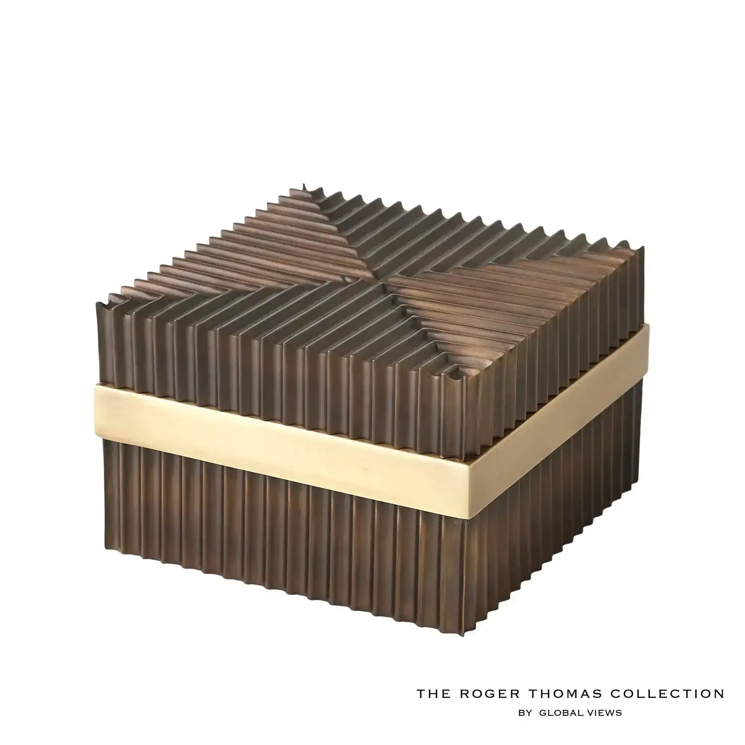 GLOBAL VIEWS MAGIC FLUTE SQUARE BOX - Decorative Accents