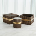 GLOBAL VIEWS MAGIC FLUTE SQUARE BOX - Decorative Accents
