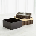 GLOBAL VIEWS MAGIC FLUTE SQUARE BOX - Decorative Accents