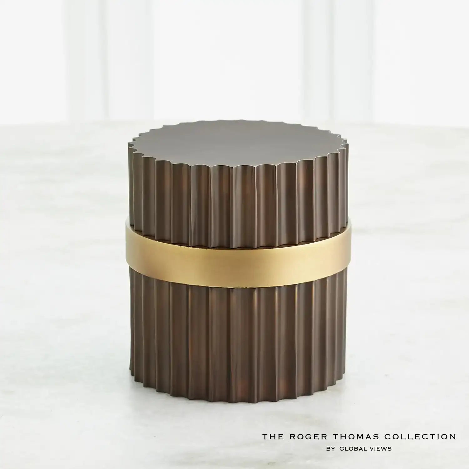 GLOBAL VIEWS MAGIC FLUTE CYLINDER BOX - Decorative Accents