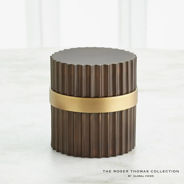 GLOBAL VIEWS MAGIC FLUTE CYLINDER BOX - Decorative Accents