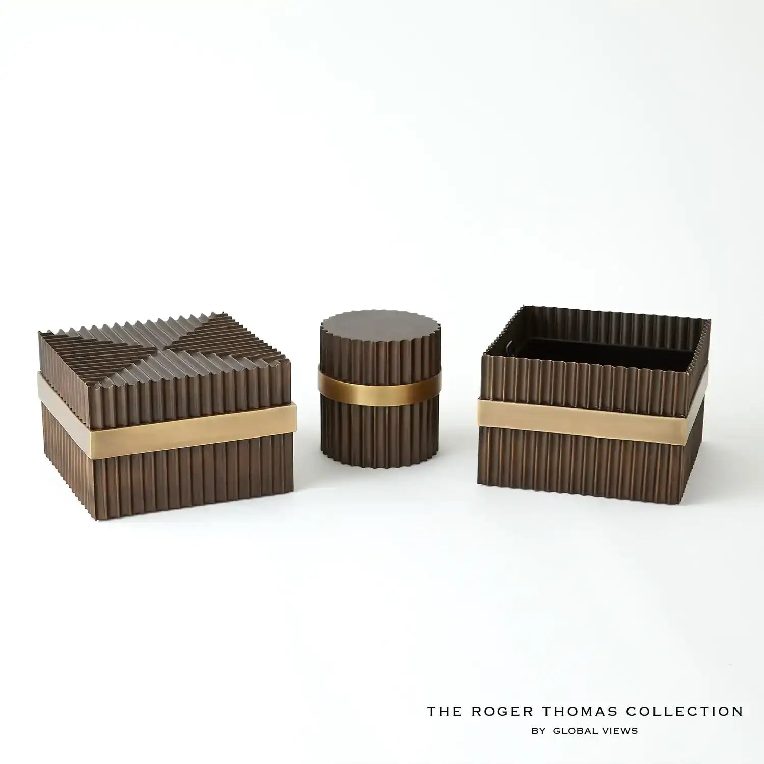 GLOBAL VIEWS MAGIC FLUTE CYLINDER BOX - Decorative Accents