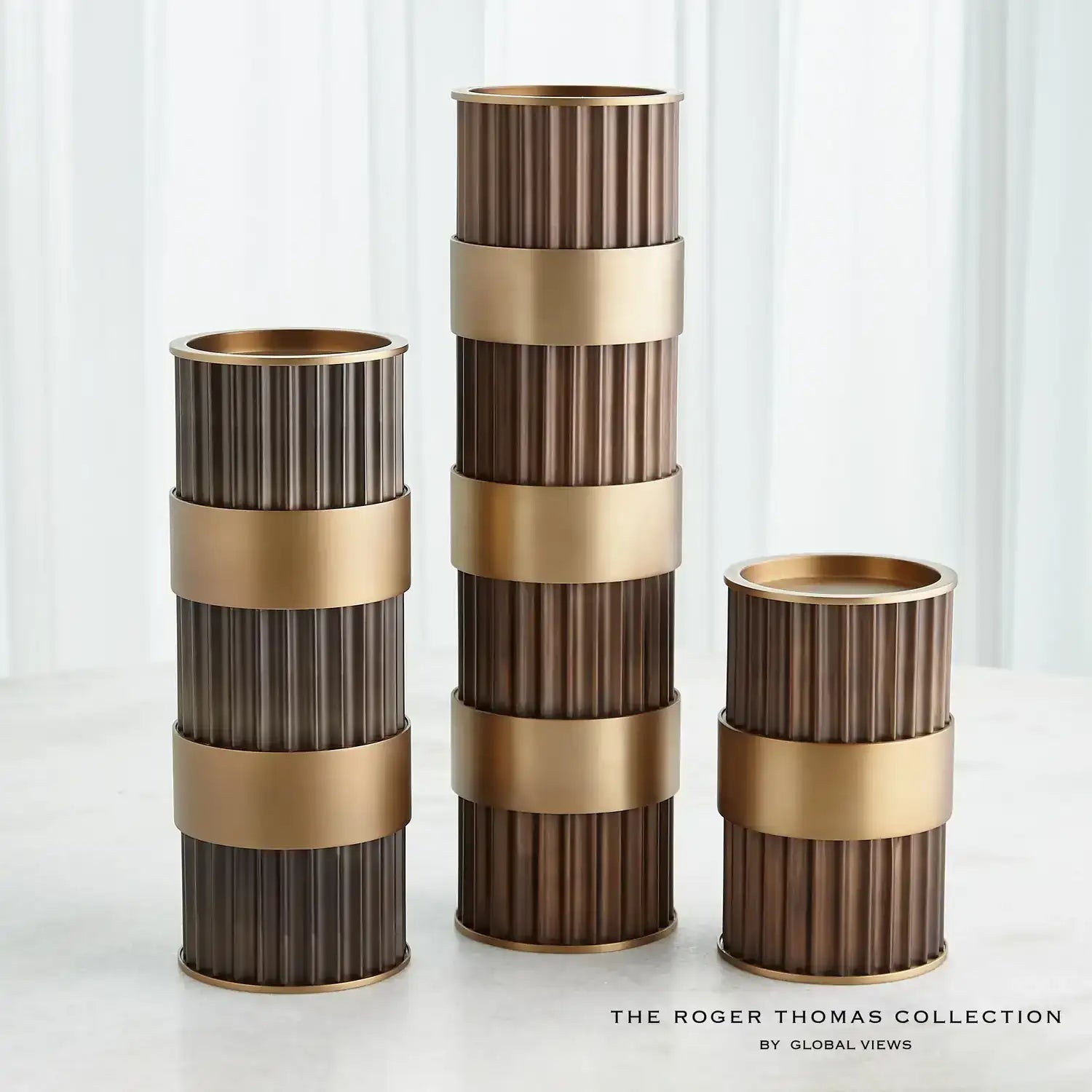 GLOBAL VIEWS MAGIC FLUTE CYLINDER C/H - Decorative Accents