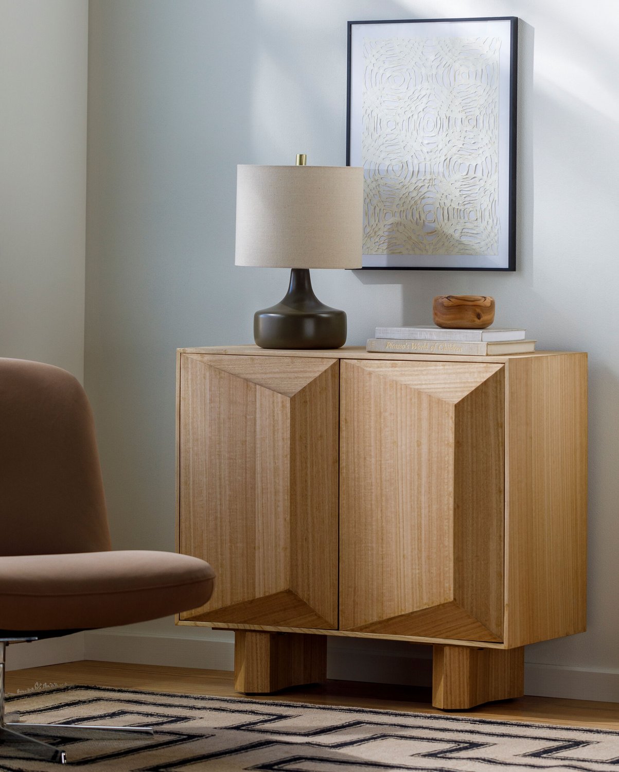 SURYA SCALENE CABINET - Cabinets & Bar