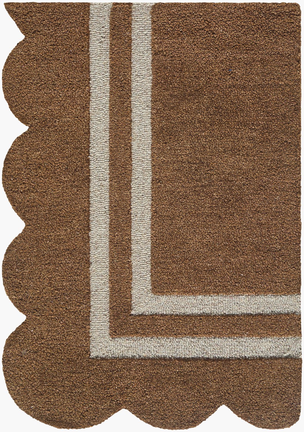 LIVABLISS SCALLOPED HANDMADE RUG - Rugs