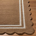 LIVABLISS SCALLOPED HANDMADE RUG - Rugs