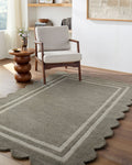 LIVABLISS SCALLOPED HANDMADE RUG - Rugs