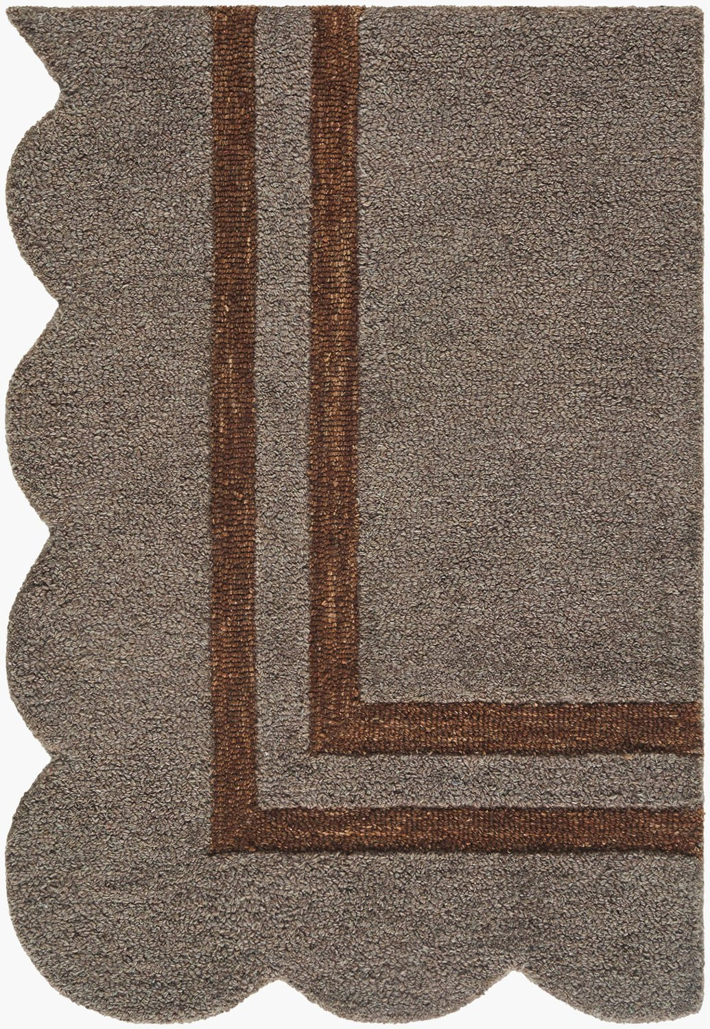 LIVABLISS SCALLOPED HANDMADE RUG - Rugs