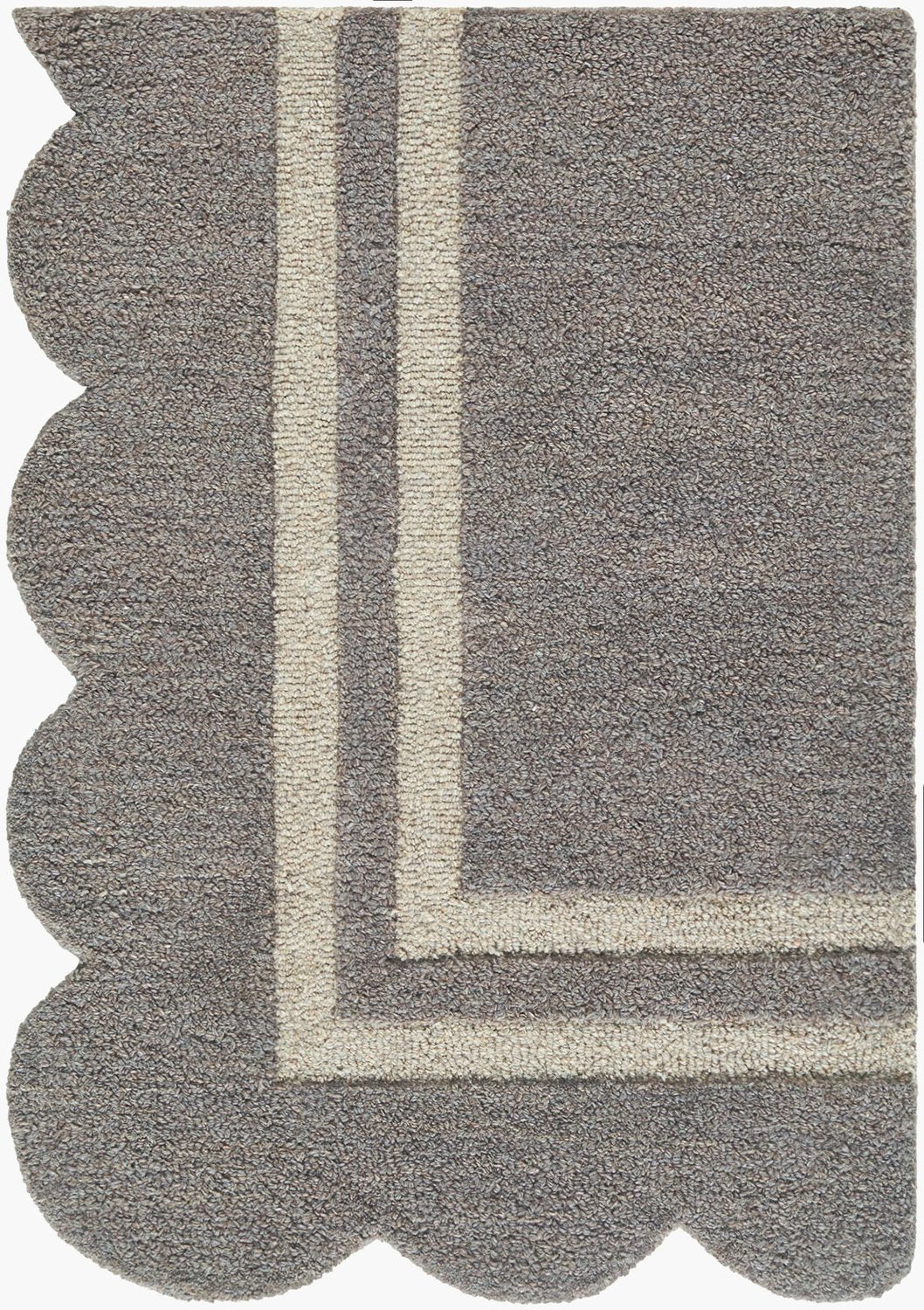 LIVABLISS SCALLOPED HANDMADE RUG - Rugs