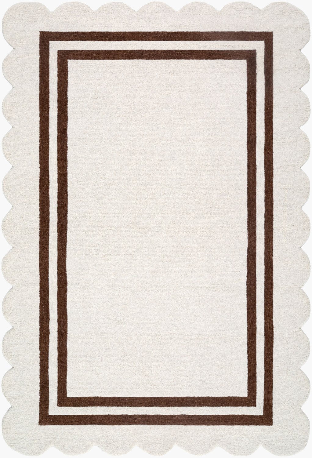 LIVABLISS SCALLOPED HANDMADE RUG - Rugs