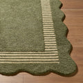 LIVABLISS SCALLOPED HANDMADE RUG - Rugs