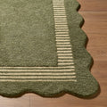 LIVABLISS SCALLOPED HANDMADE RUG - Rugs
