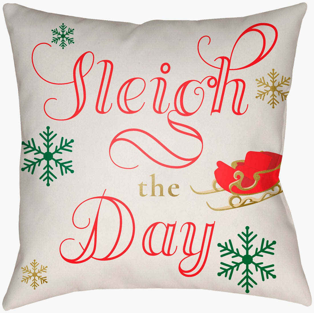 LIVABLISS SLEIGH THE DAY ACCENT PILLOW - Linens