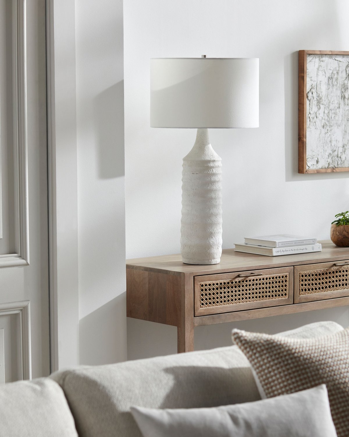 SURYA, SNOWFALL ACCENT TABLE LAMP, TABLE LAMPS