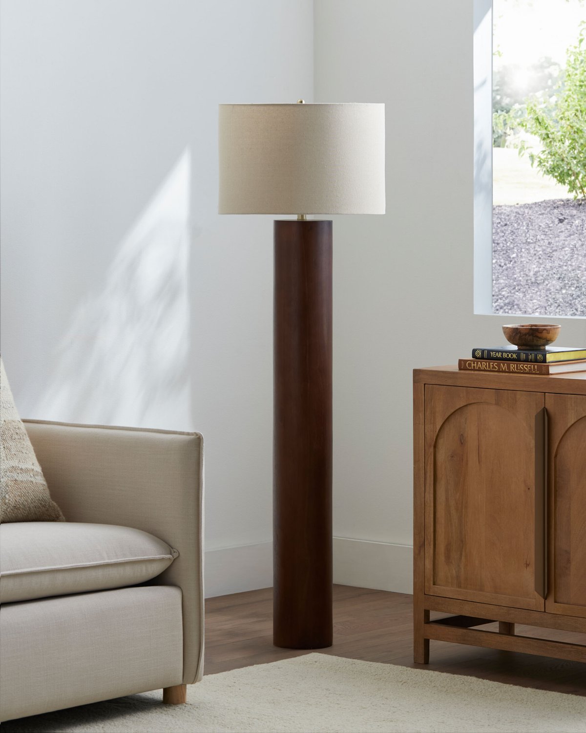 SURYA TIMBERLINE ACCENT FLOOR LAMP - Floor