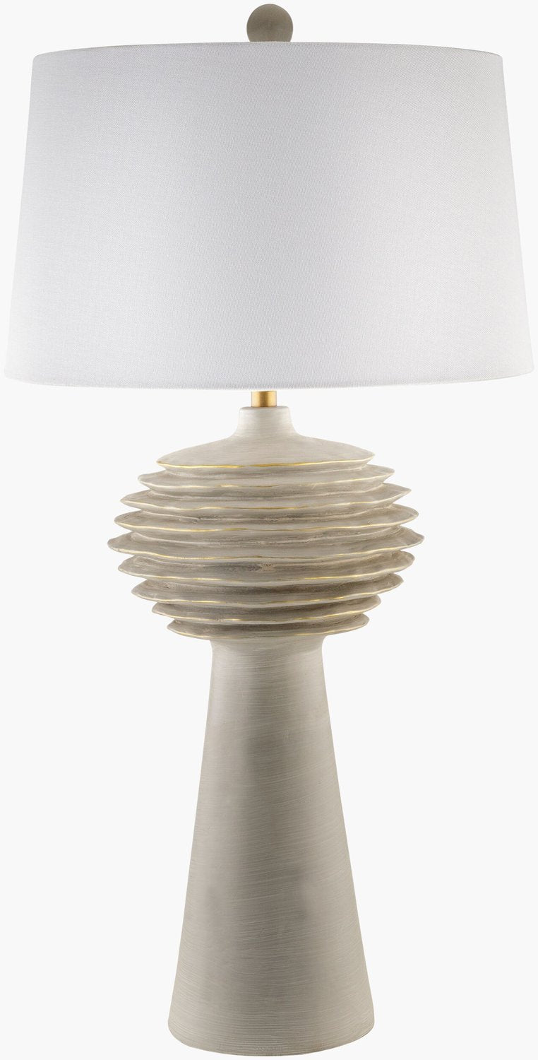 SURYA, TERRA STRATA ACCENT TABLE LAMP, TABLE LAMPS