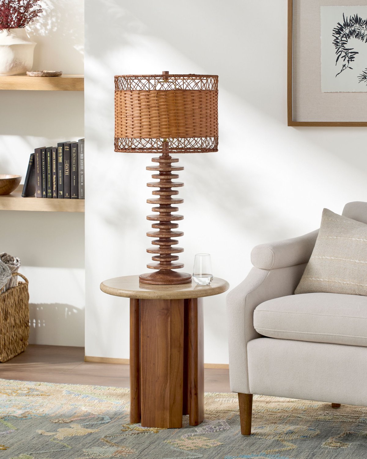 SURYA, UKWI ACCENT TABLE LAMP, TABLE LAMPS